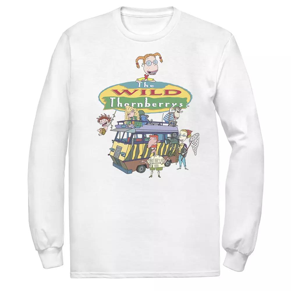 Men's Nickelodeon Wild Thornberrys Family RV Gathering Logo Long Sleeve Tee,  Product Image