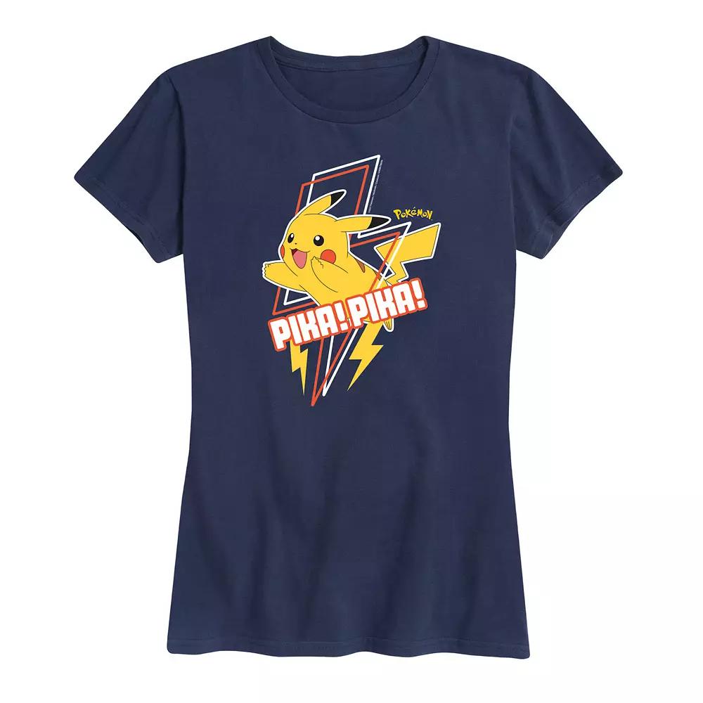 Plus Pokemon Pika Pika Graphic Tee, Women's,  Product Image