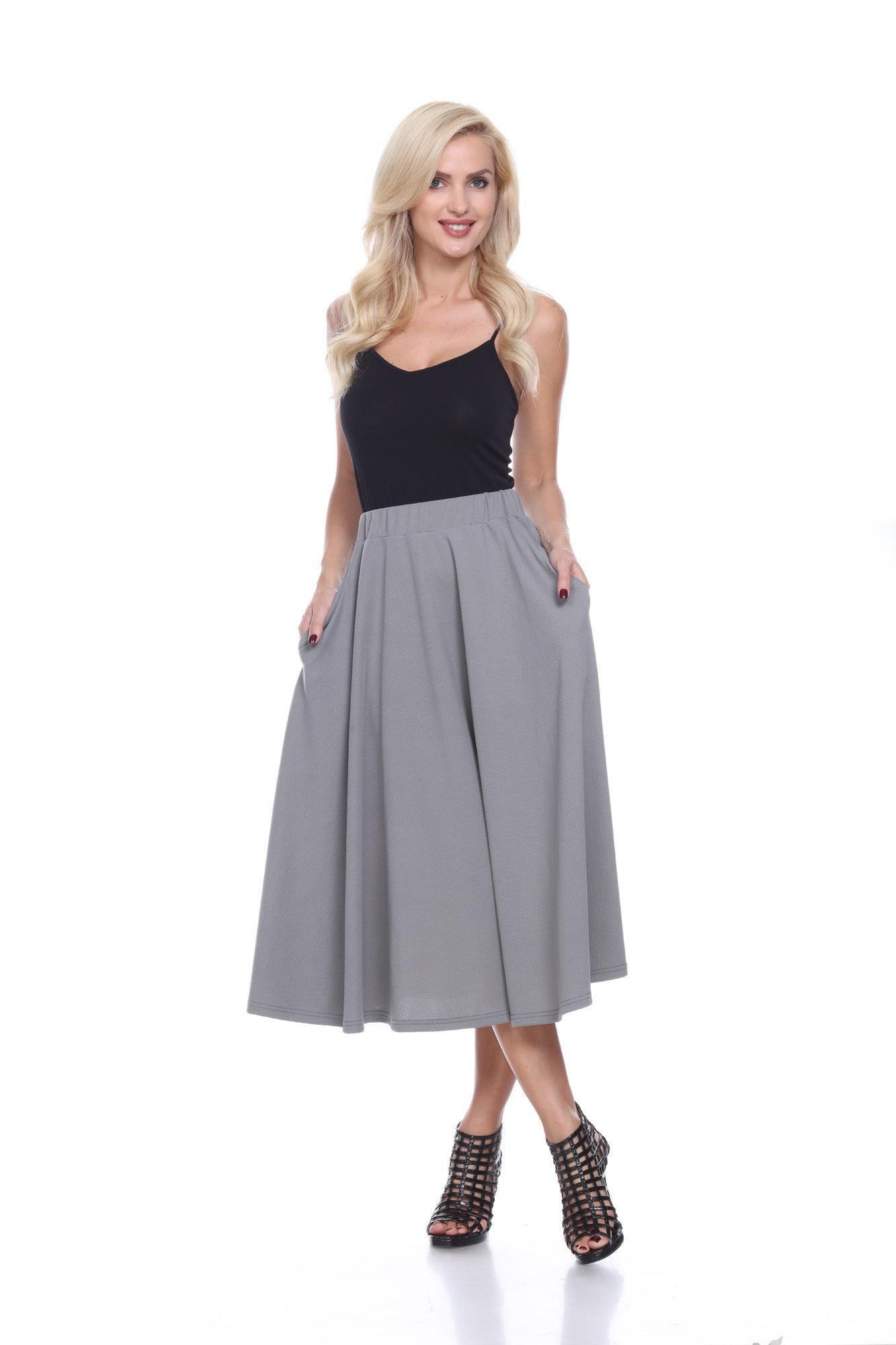 Tasmin Flare Midi Skirts Product Image