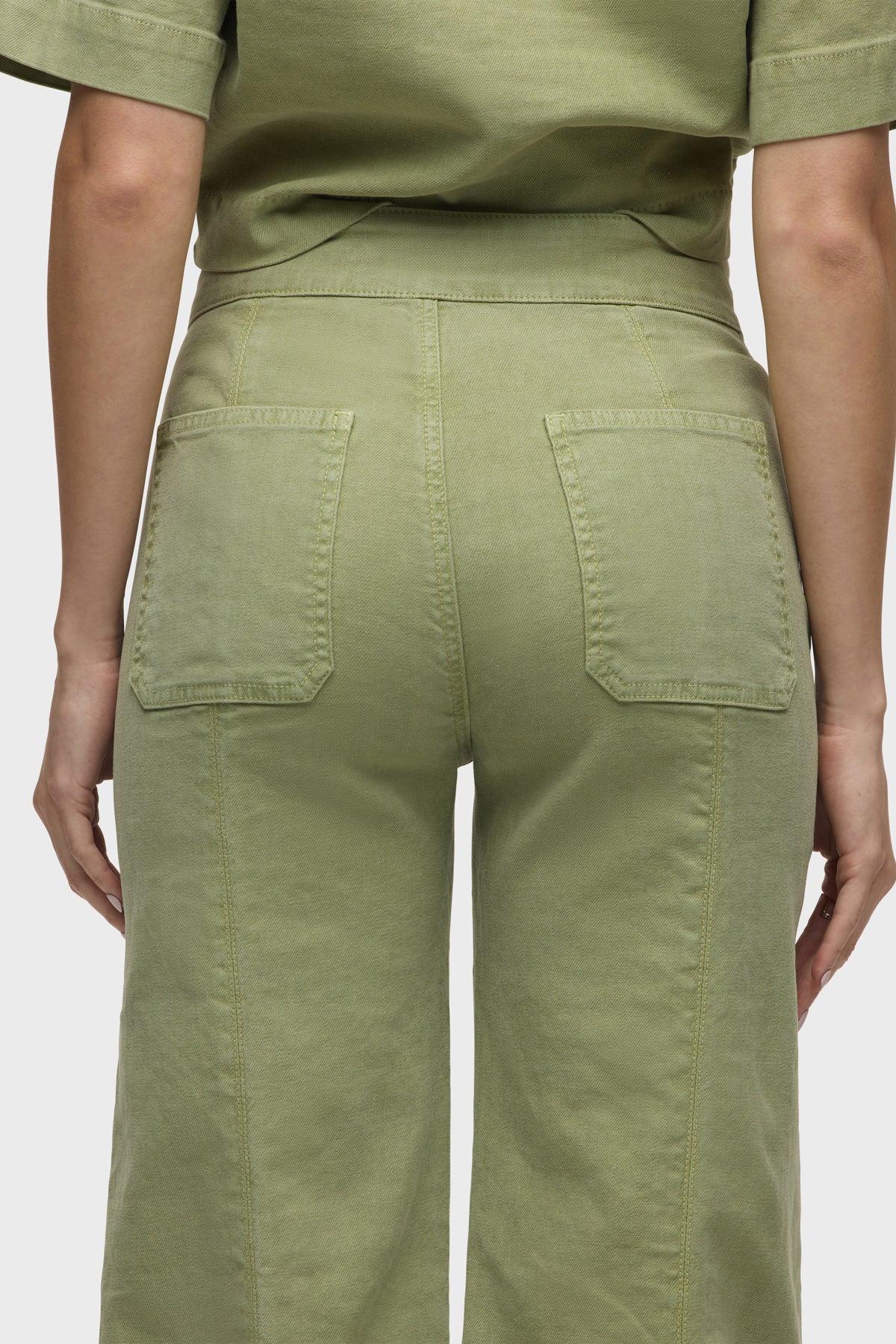 Tie Waist Pintucked Trouser Pant Female Product Image