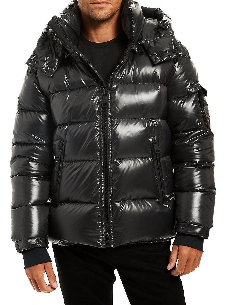 Mens Glacier Hooded Down Coat Product Image