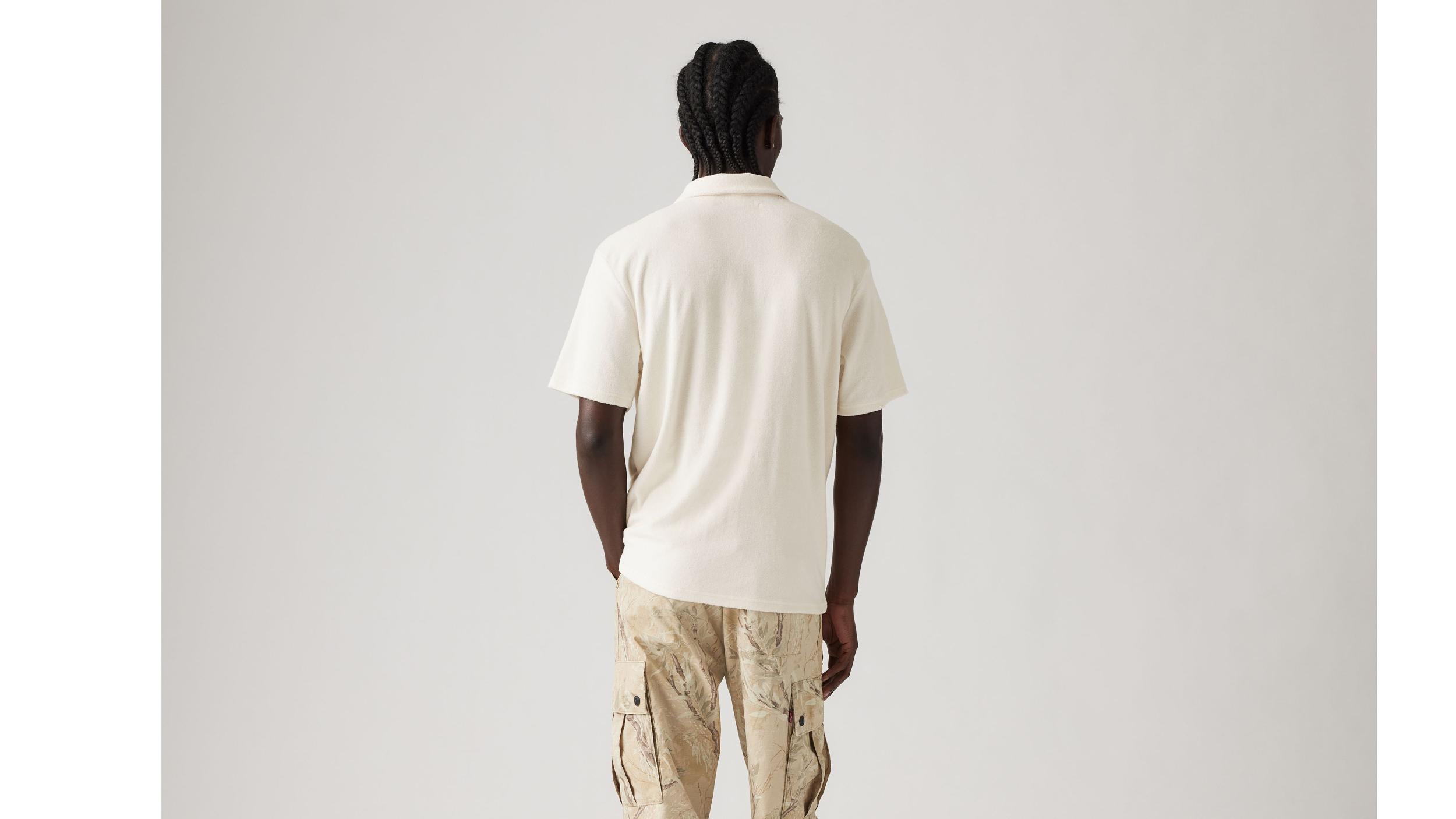 Terry Pocket Polo Shirt Product Image