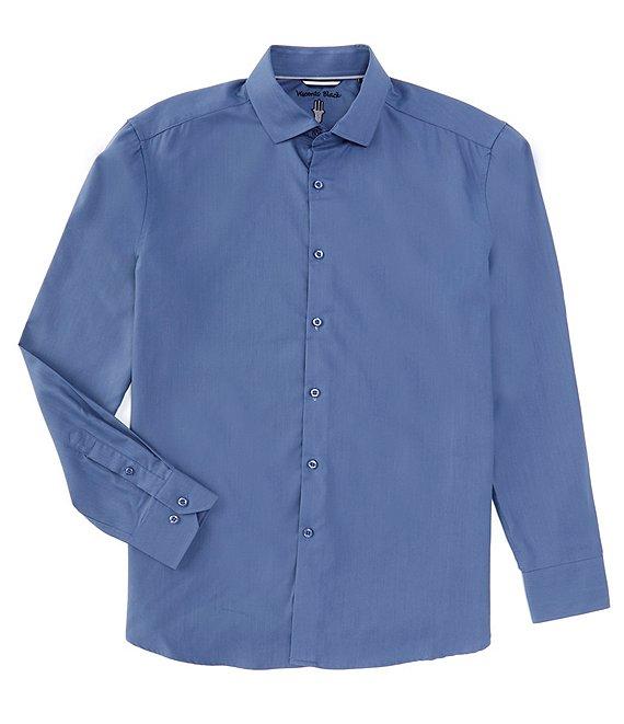 Visconti Performance Stretch Bamboo Long Sleeve Woven Shirt Product Image