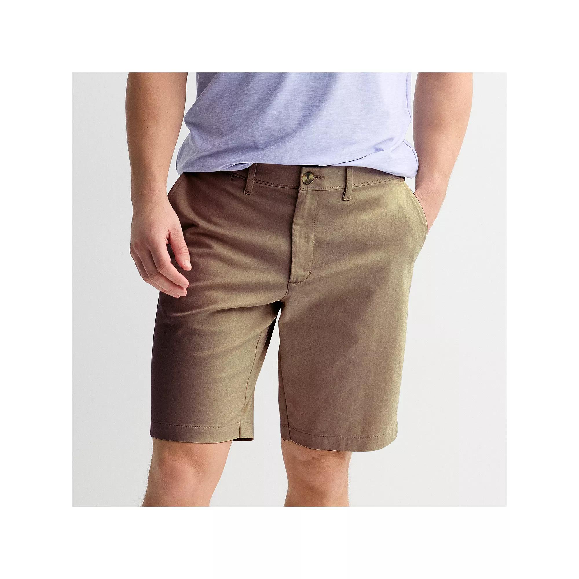 Men's Sonoma Goods For Life® 11" Flexwear Flat Front Shorts, Size: 29 11 IN, Lead Gray Product Image