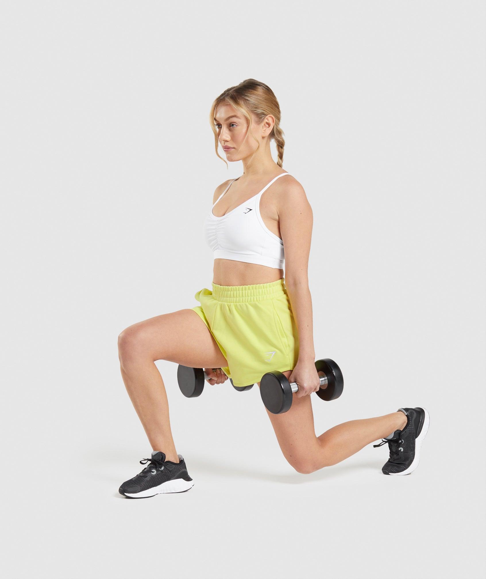 Gymshark Training Sweat Shorts - Firefly Green Female Product Image
