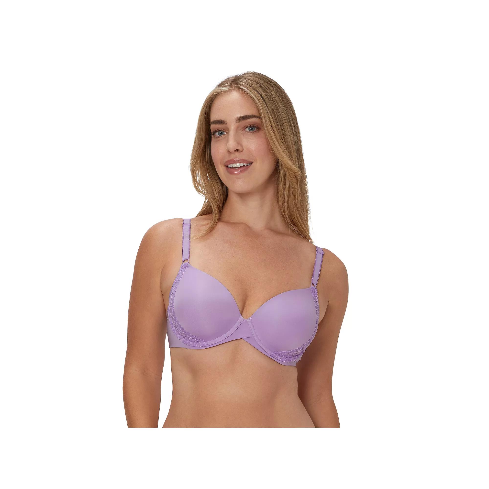 Maidenform® One Fab Fit® Modern Demi T-Shirt Underwire Bra DM7543, Women's, Size: 36 B, Purple Product Image