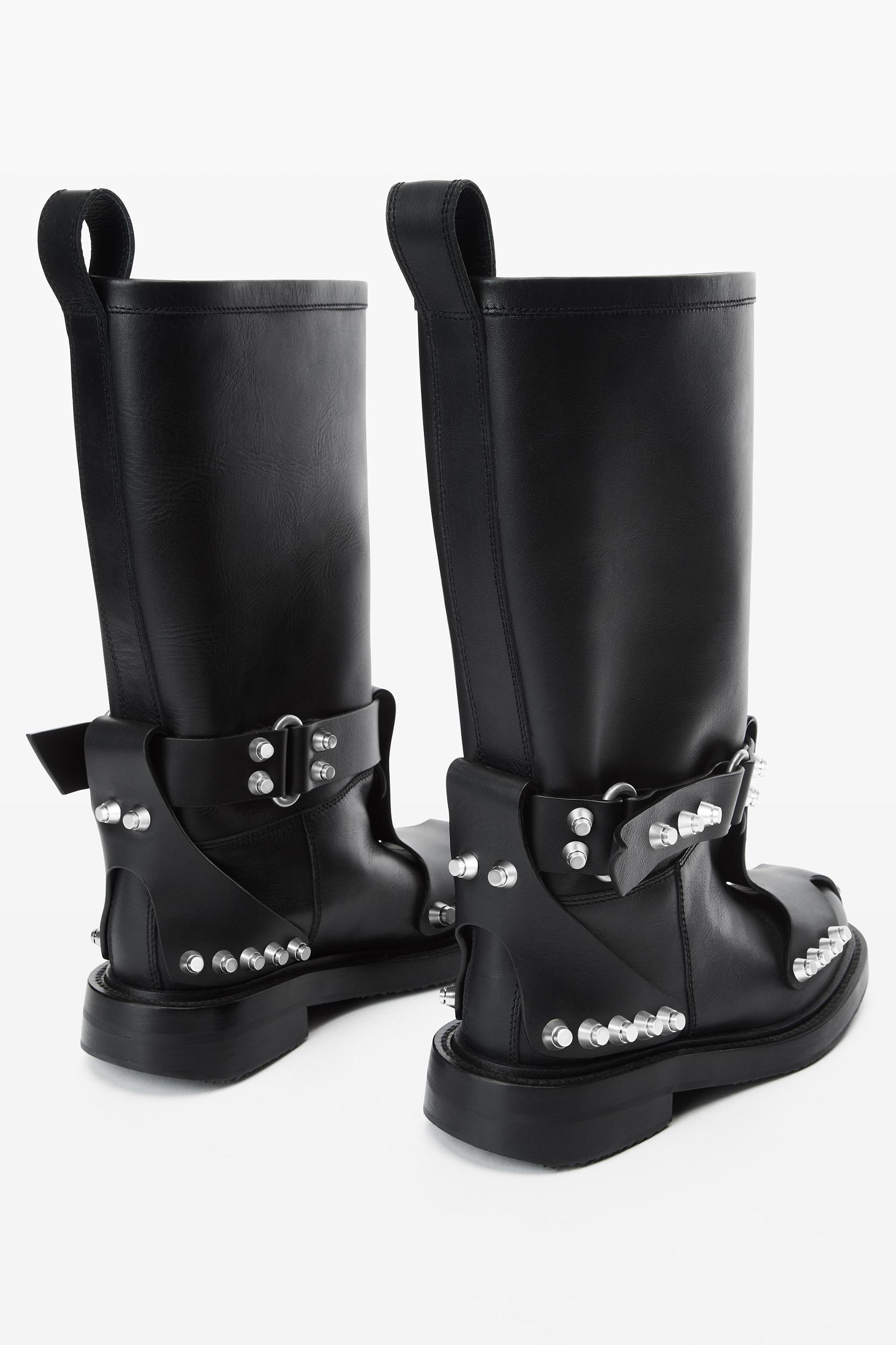 Dixon Buckle Boot In Leather Product Image