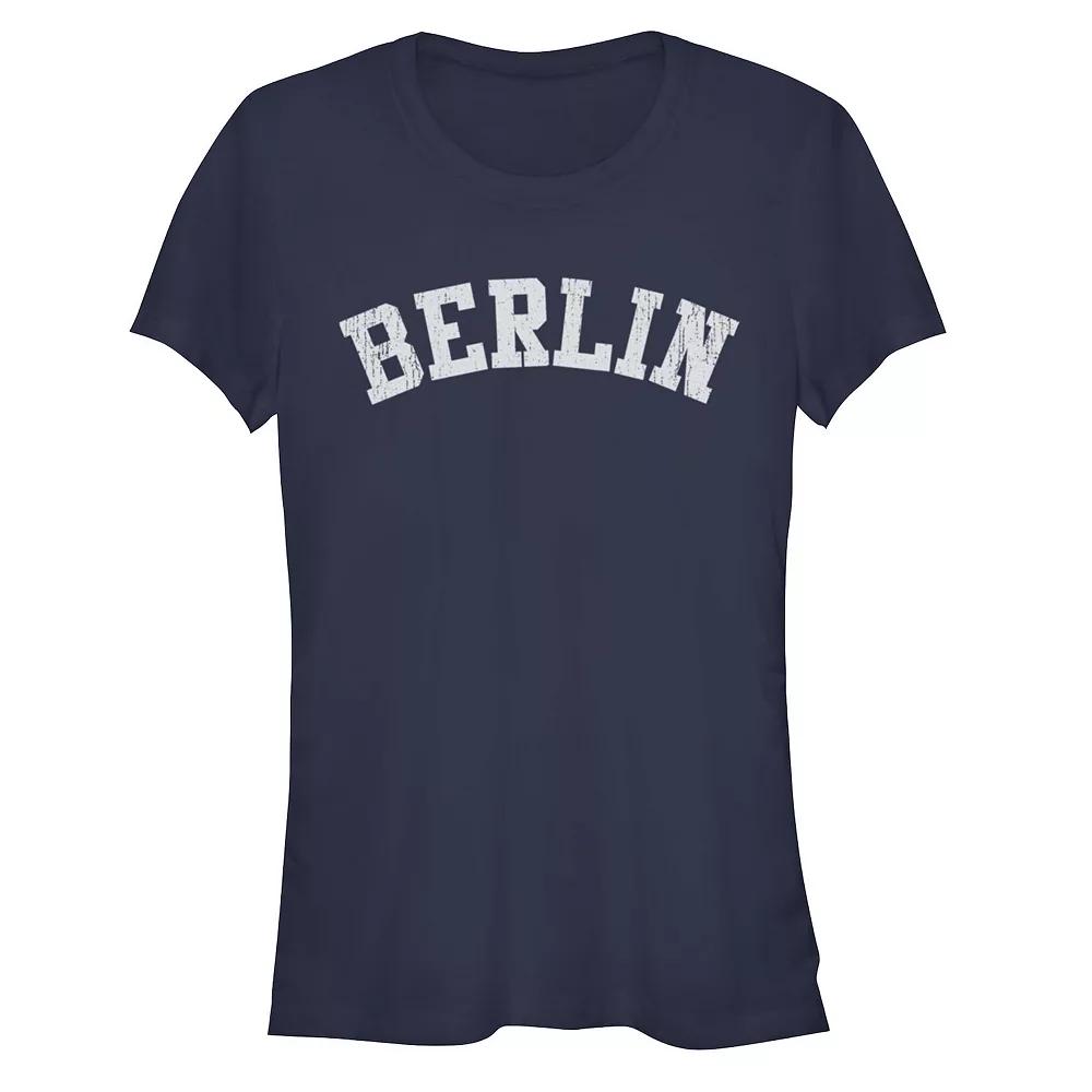 Juniors' Berlin Fitted Graphic Tee, Girl's,  Product Image