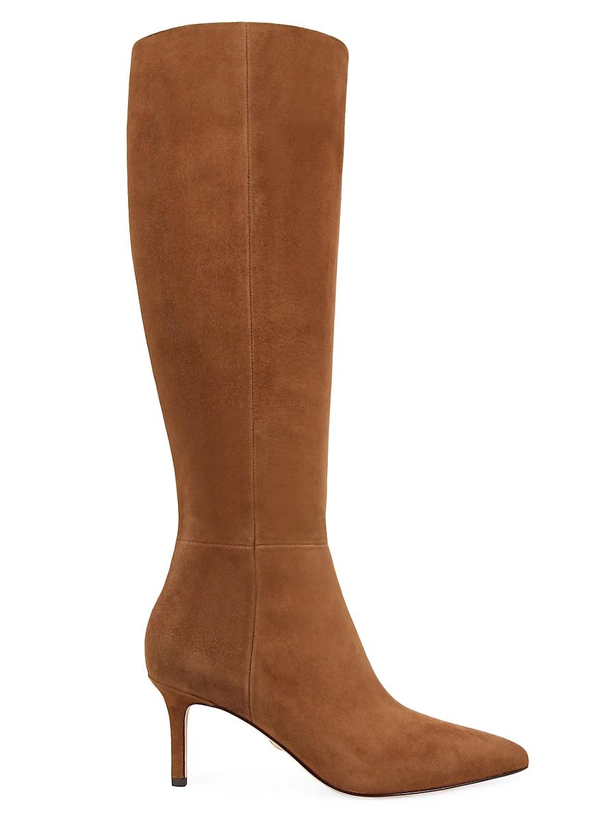 Womens Lisa 70MM Tall-Shaft Suede Boots Product Image