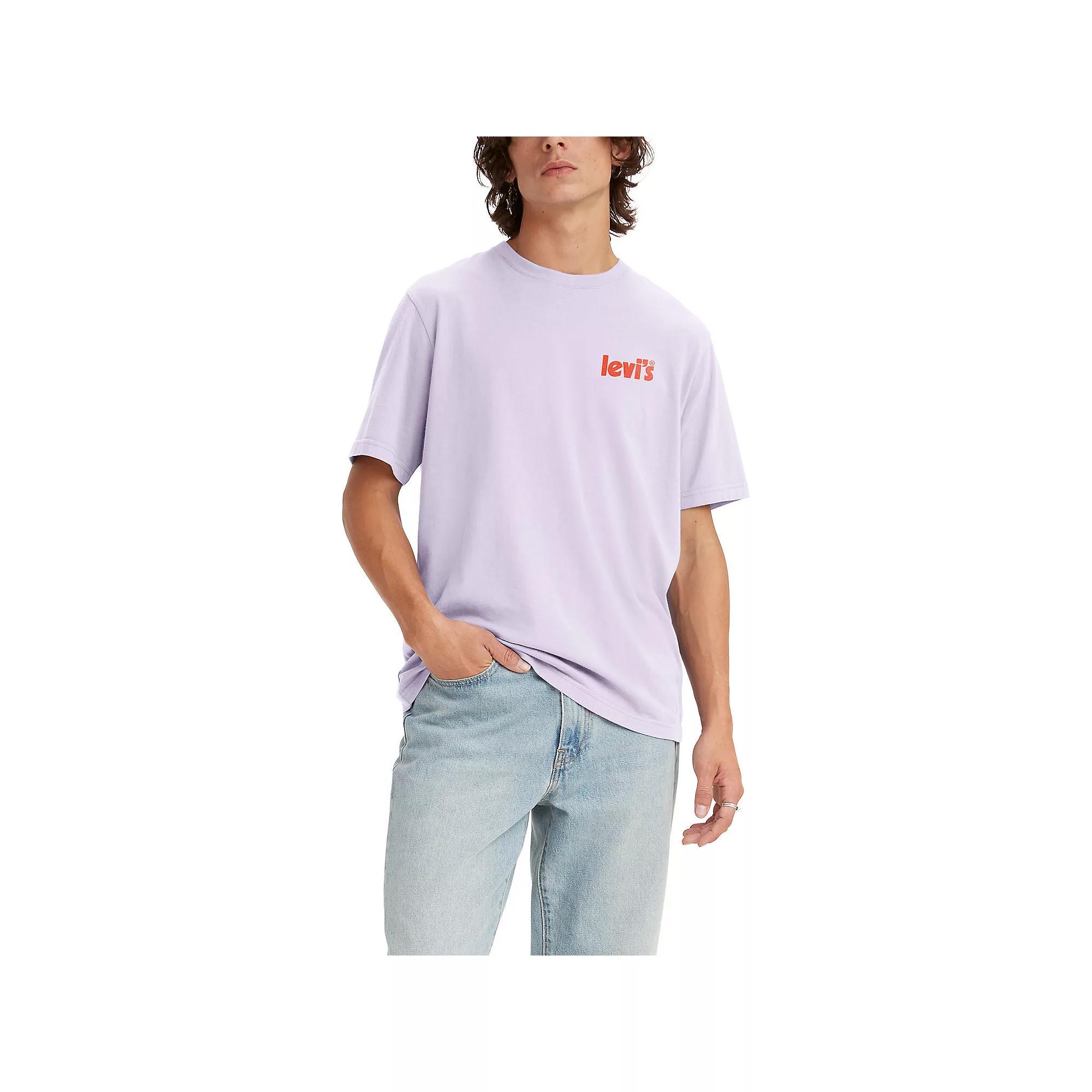 Men's Levi's® Classic Graphic Tee, Size: Large, Purple Rose Product Image
