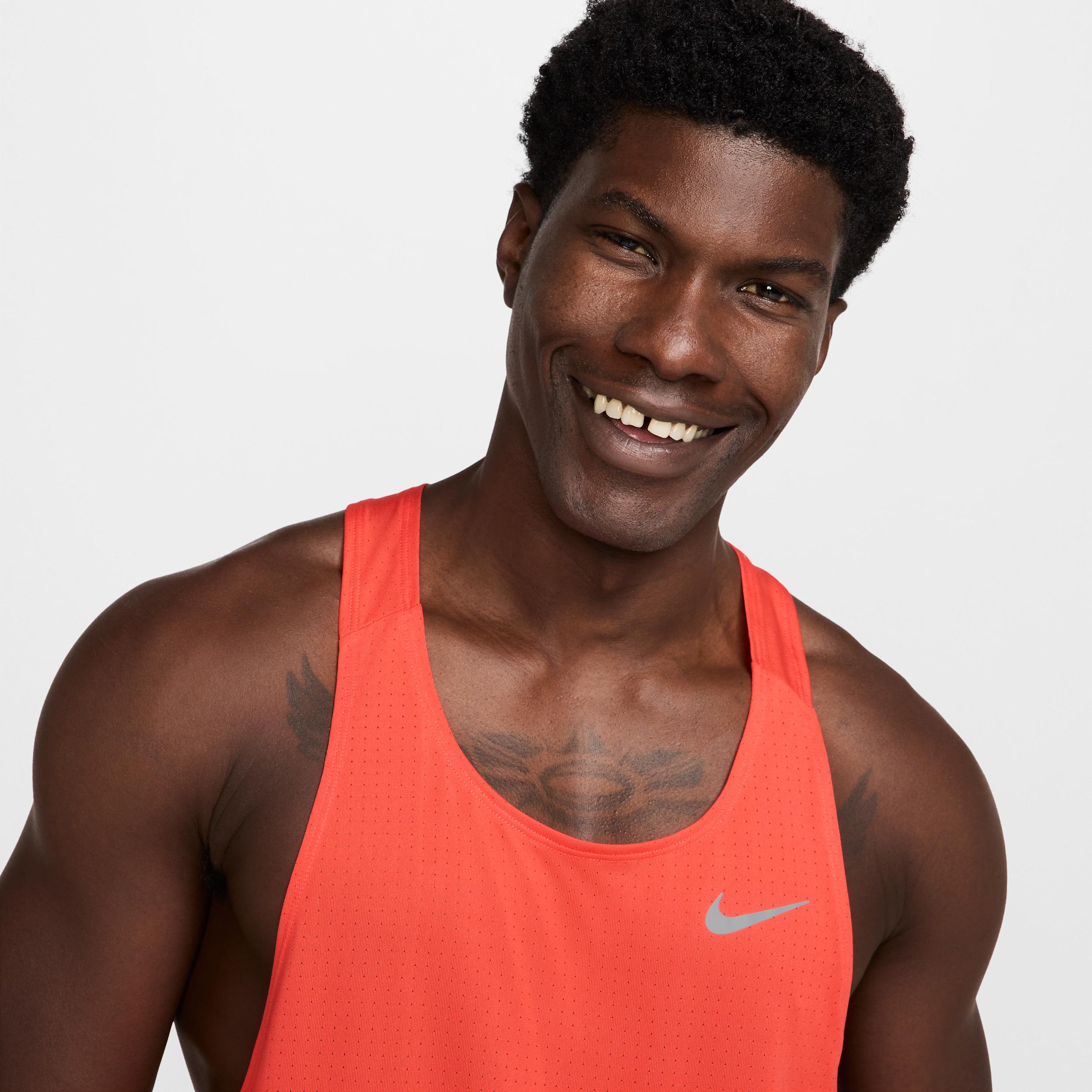 Nike Mens Fast Dri-FIT Running Singlet | FN4229-696 Product Image