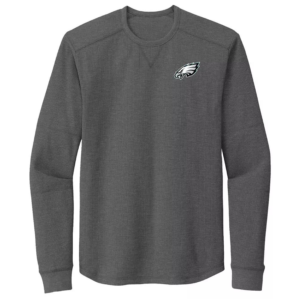 Men's Dunbrooke Heather Gray Philadelphia Eagles Cavalier Long Sleeve T-Shirt, Size: Large, Grey Product Image