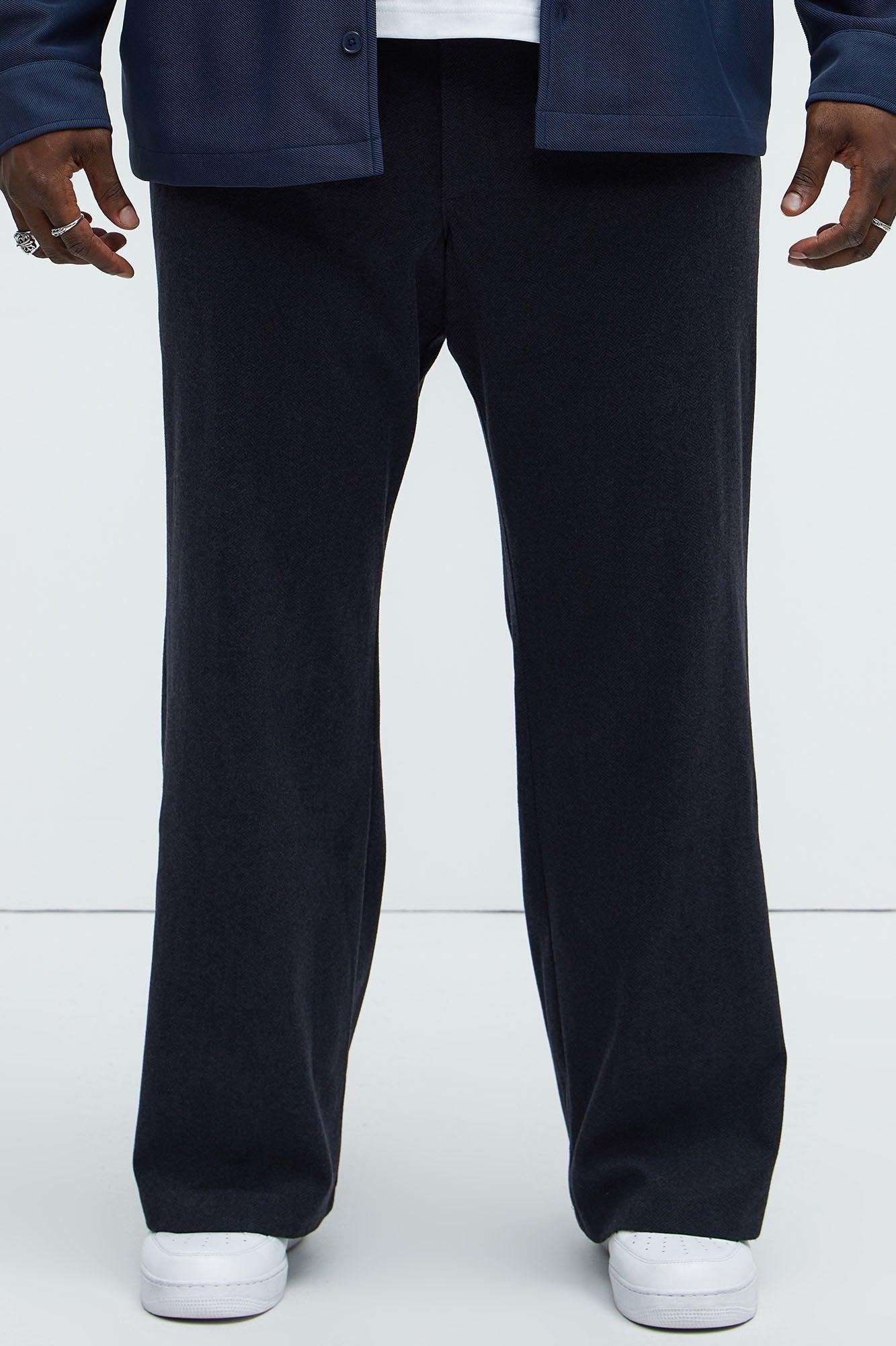 Summer Bummer Straight Trousers - Navy Product Image