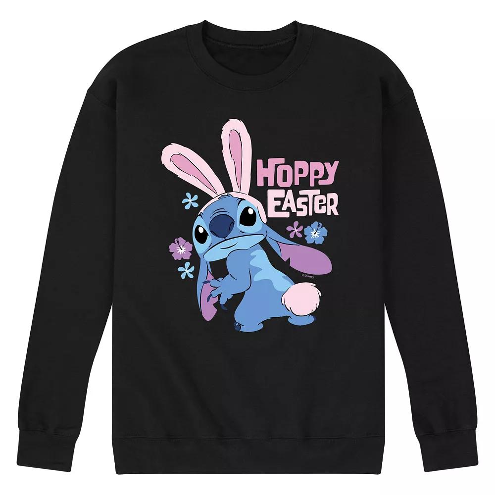 Disney's Lilo & Stitch Men's Hoppy Easter Fleece Sweatshirt,  Product Image