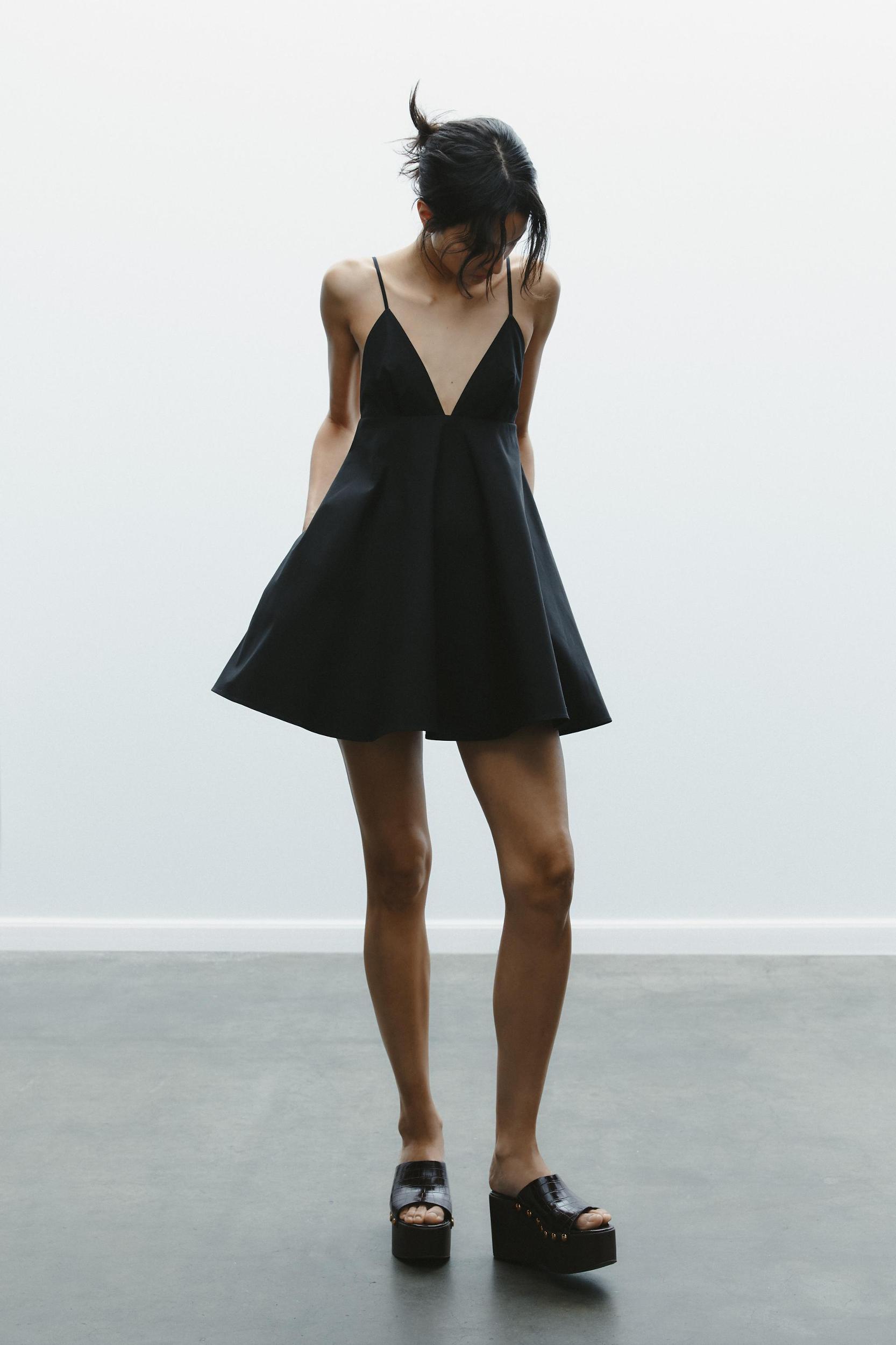 SHORT DRESS WITH STRAPS Product Image