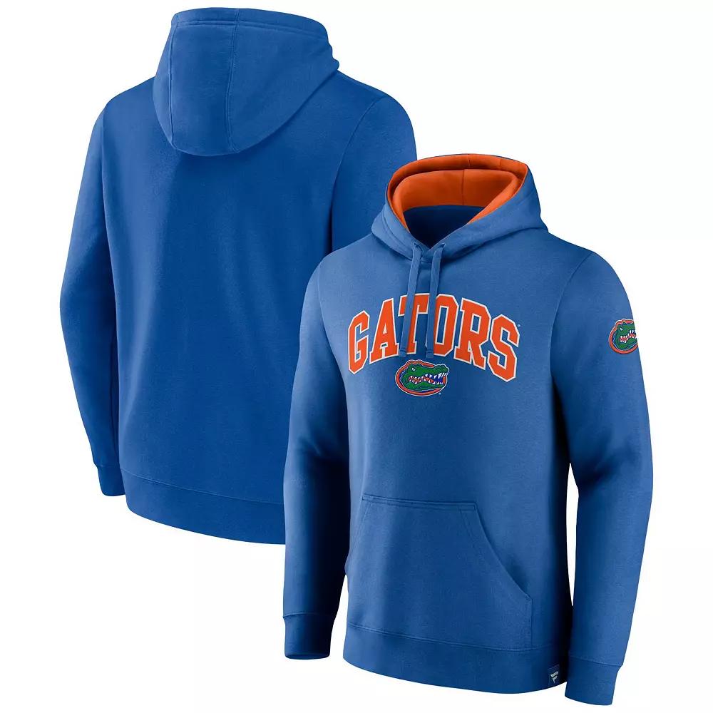 Men's Fanatics Branded Royal Florida Gators Arch & Logo Pullover Hoodie, Size: 2XL, Blue Product Image