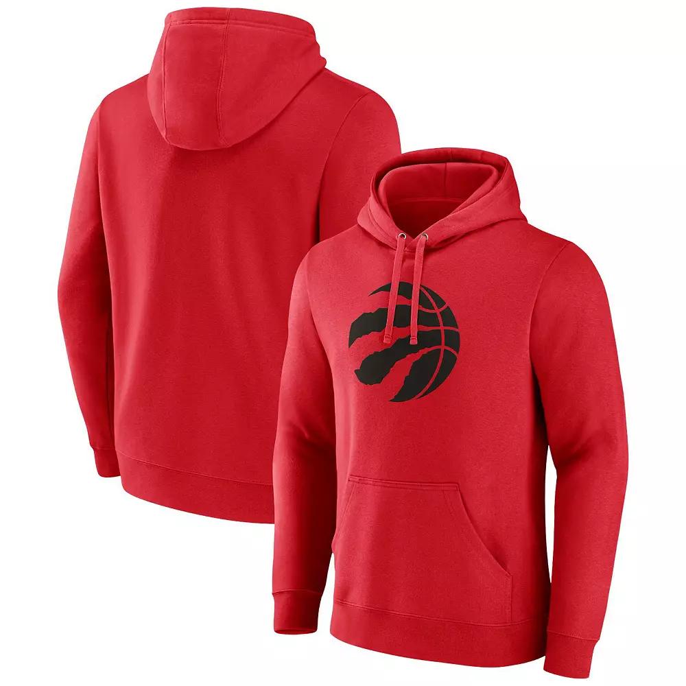 Men's Fanatics Branded  Red Toronto Raptors Primary Logo Pullover Hoodie, Size: XL, Rpt Red Product Image
