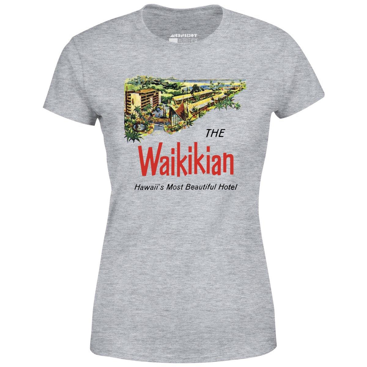 The Waikikian - Waikiki, HI - Vintage Hotel - Women's T-Shirt Female Product Image