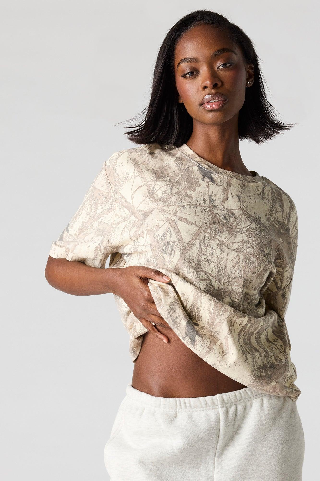 Luxe Heavy Cotton Oversized Boxy T-Shirt Female Product Image