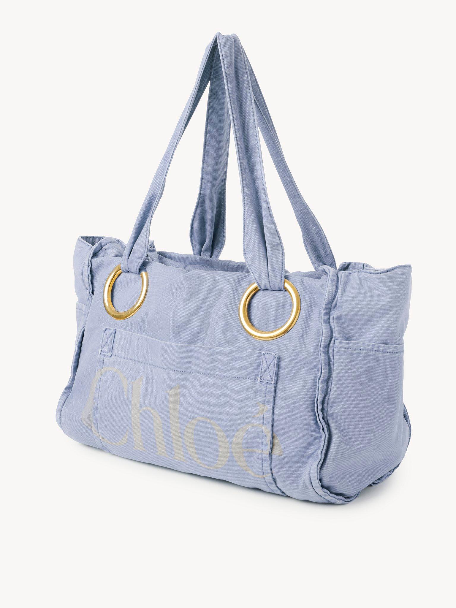 Large Chloé Plage tote bag in cotton Product Image