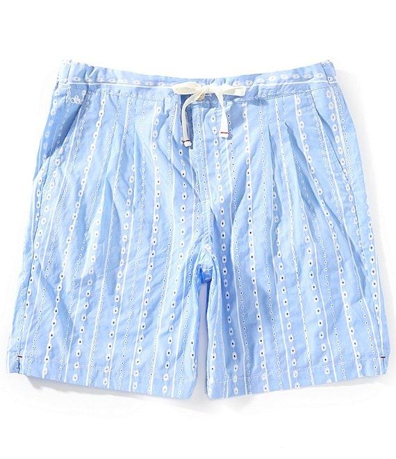 Scotch & Soda Stripe Embroidered 8#double; Inseam Shorts Product Image