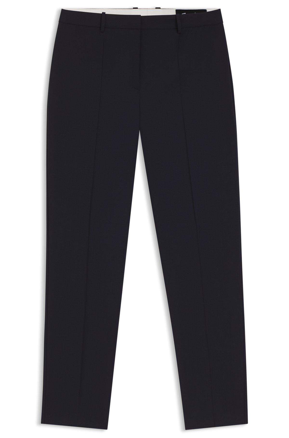 Regular-fit pants in Italian-made virgin wool Product Image