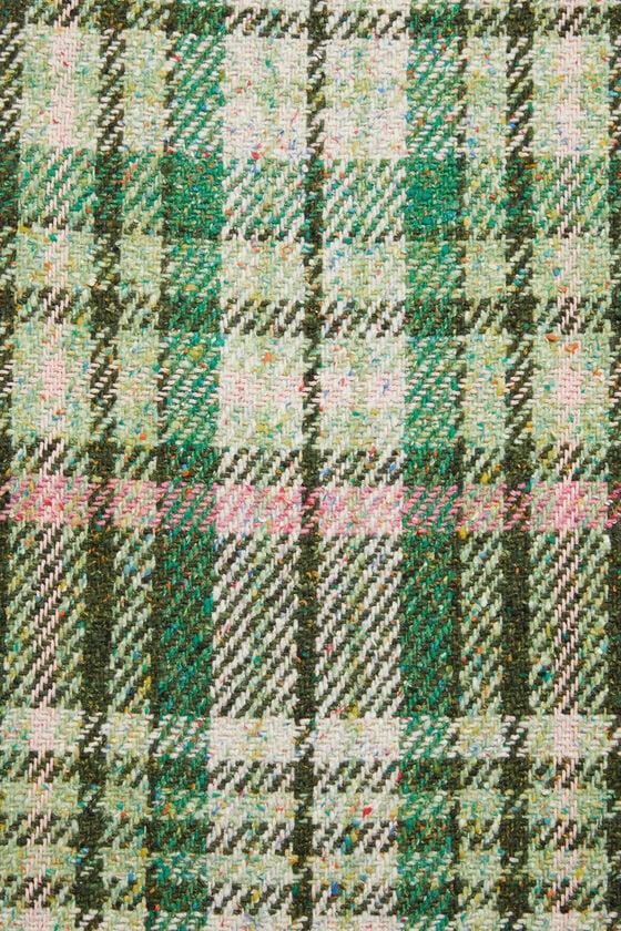 Plaid fringe scarf Product Image