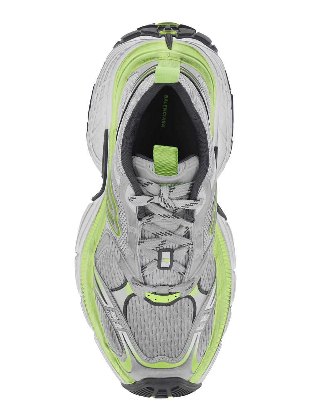 BALENCIAGA Multicolor Mesh And Rubber 6xl Sneakers In Multicolour Product Image