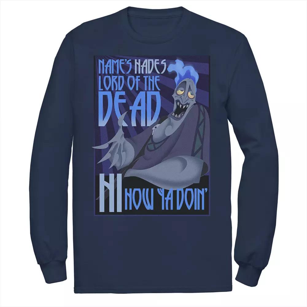 Men's Disney's Hercules The Name's Hades Quote Long Sleeve Tee,  Product Image