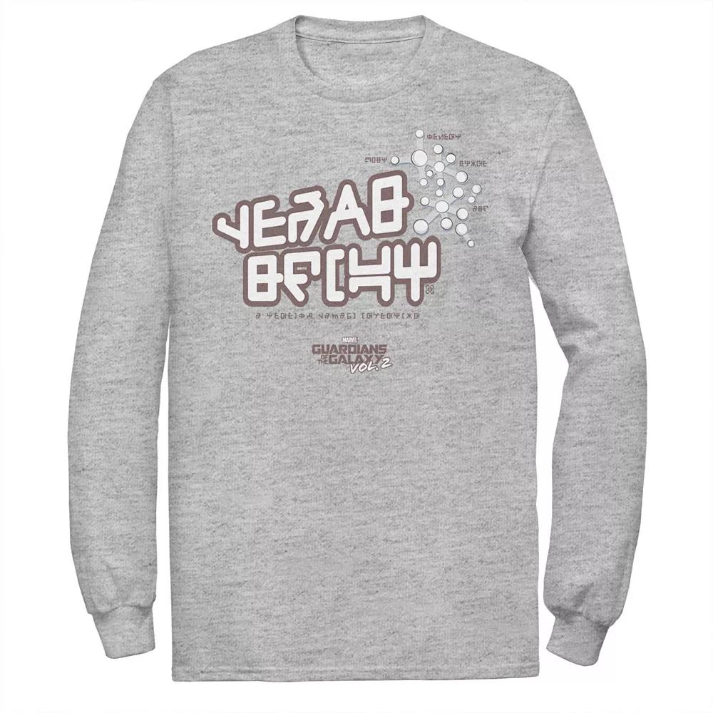 Men's Marvel Guardians Vol.2 Iconic Star-Lord Logo Long Sleeve Graphic Tee,  Product Image