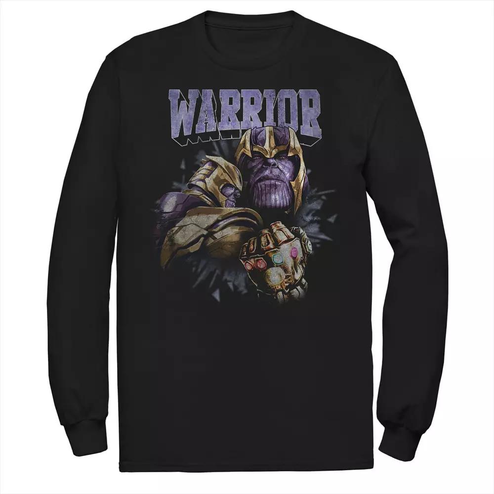 Men's Marvel Avengers Endgame Thanos Breaks Long Sleeve Graphic Tee,  Product Image