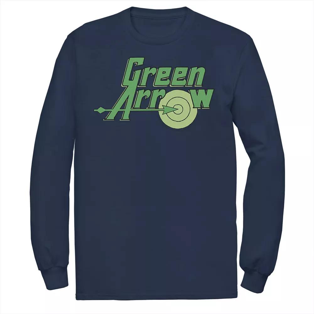 Men's DC Comics The Green Arrow Vintage Text Poster Tee,  Product Image