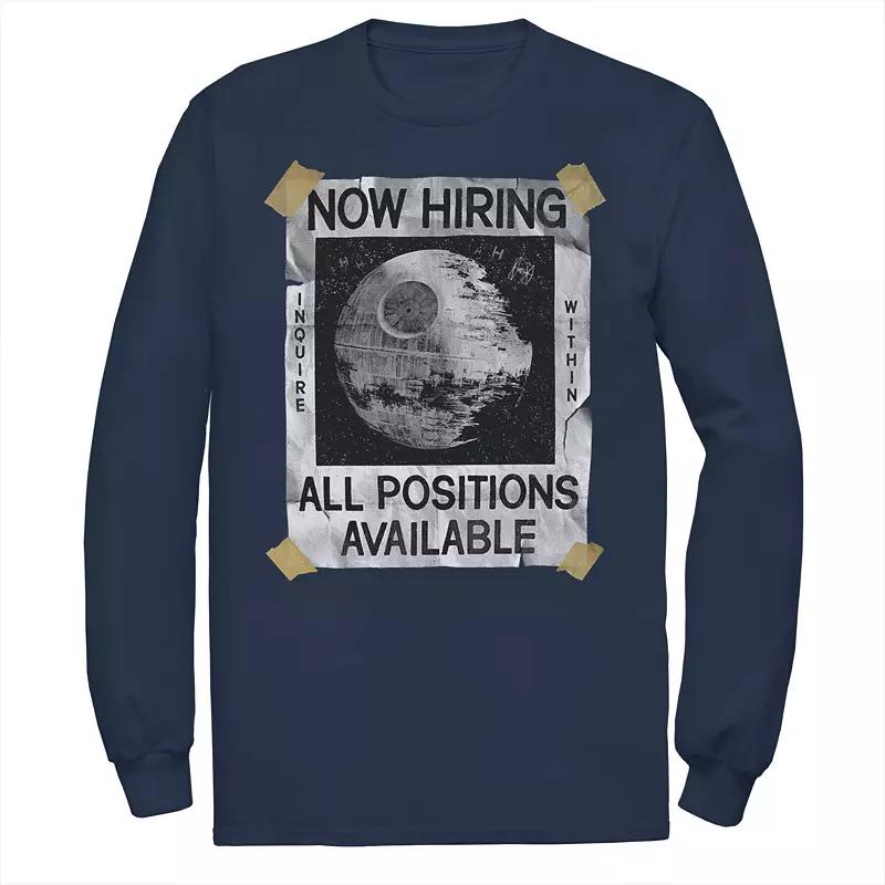 Men's Star Wars Now Hiring On The Death Star Tee,  Product Image