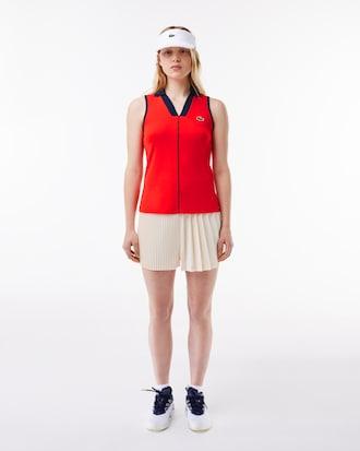 Women's Slim Fit Ultra Dry Sleeveless Tennis Polo Product Image