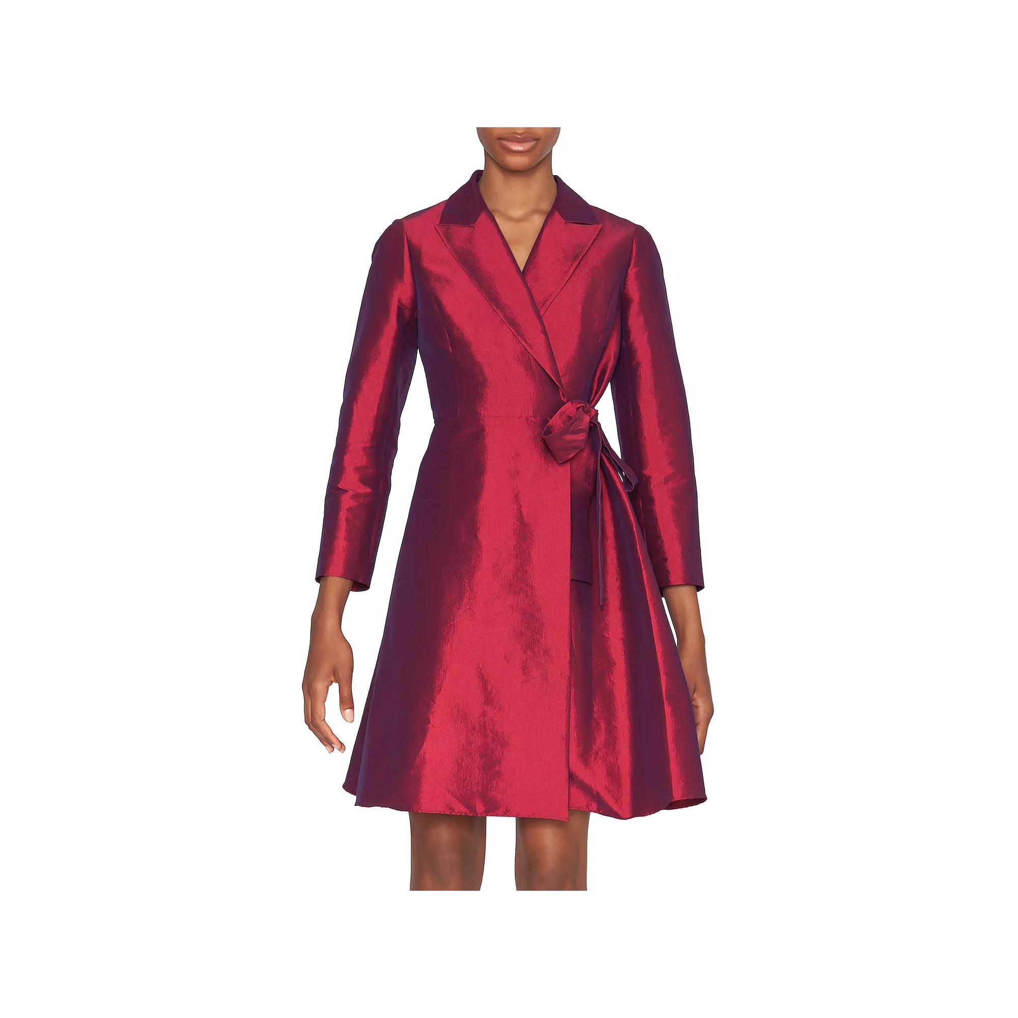 Women's Focus By Shani Dupioni Wrap Dress,  Product Image