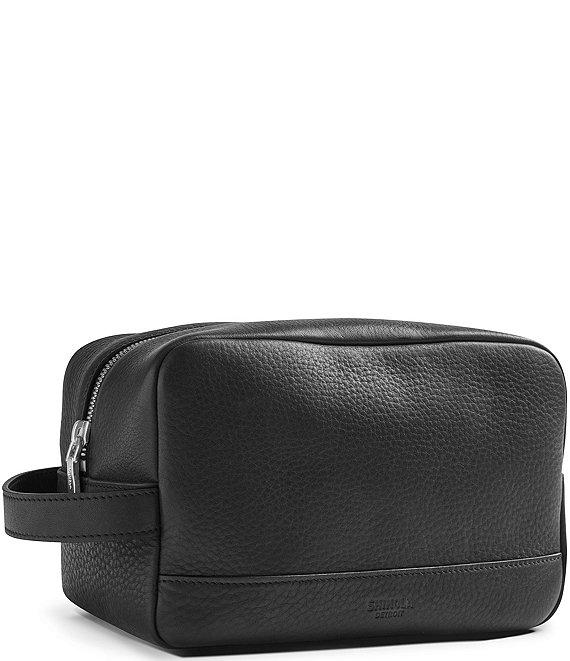 SHINOLA Zip Natural Grain Leather Travel Kit Product Image