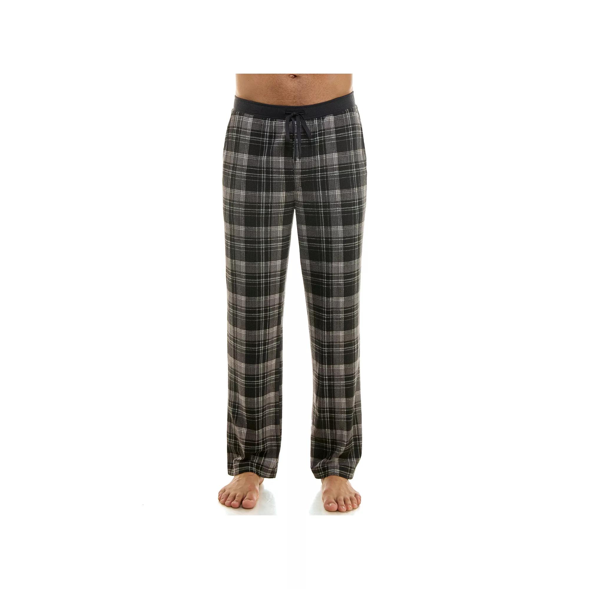 Men's Sonoma Goods For Life® Supersoft Brushed Waffle Weave Pajama Pants, Size: XL, Blue Shore Product Image