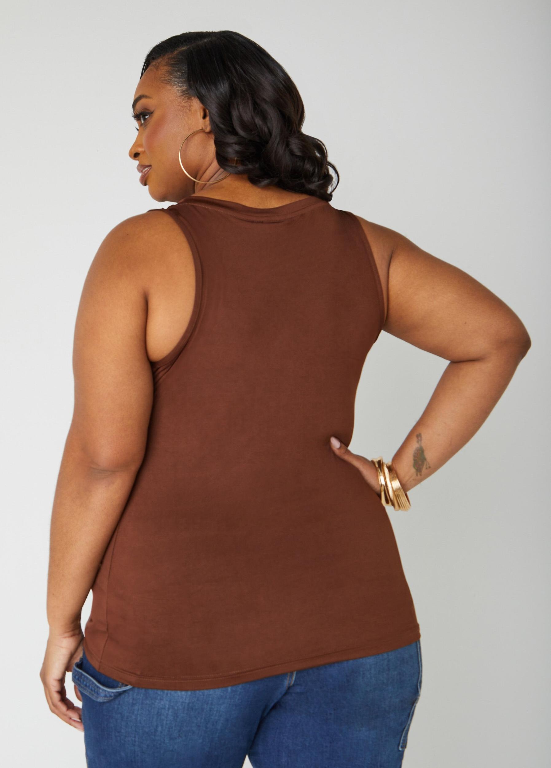 Plus Size The Basic Tank Top Ashley Stewart Product Image