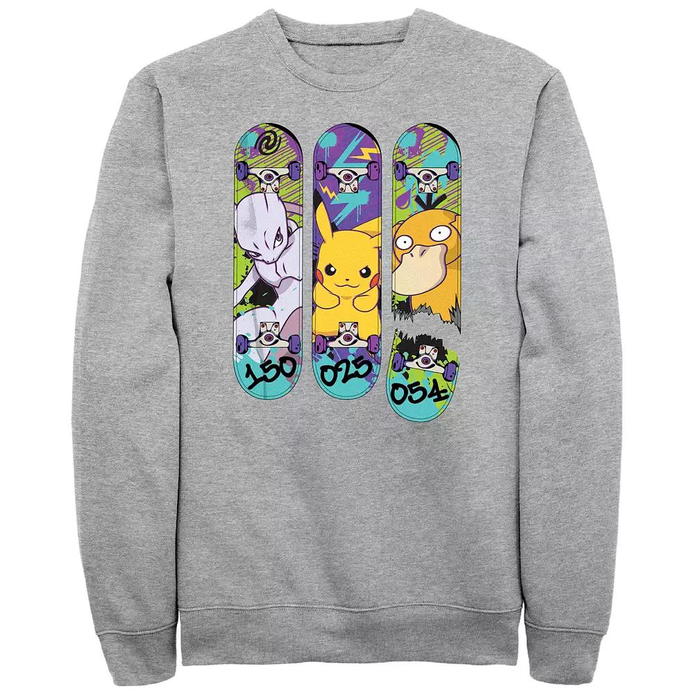 Men's Pokemon Skateboards Designs Fleece Sweatshirt,  Product Image
