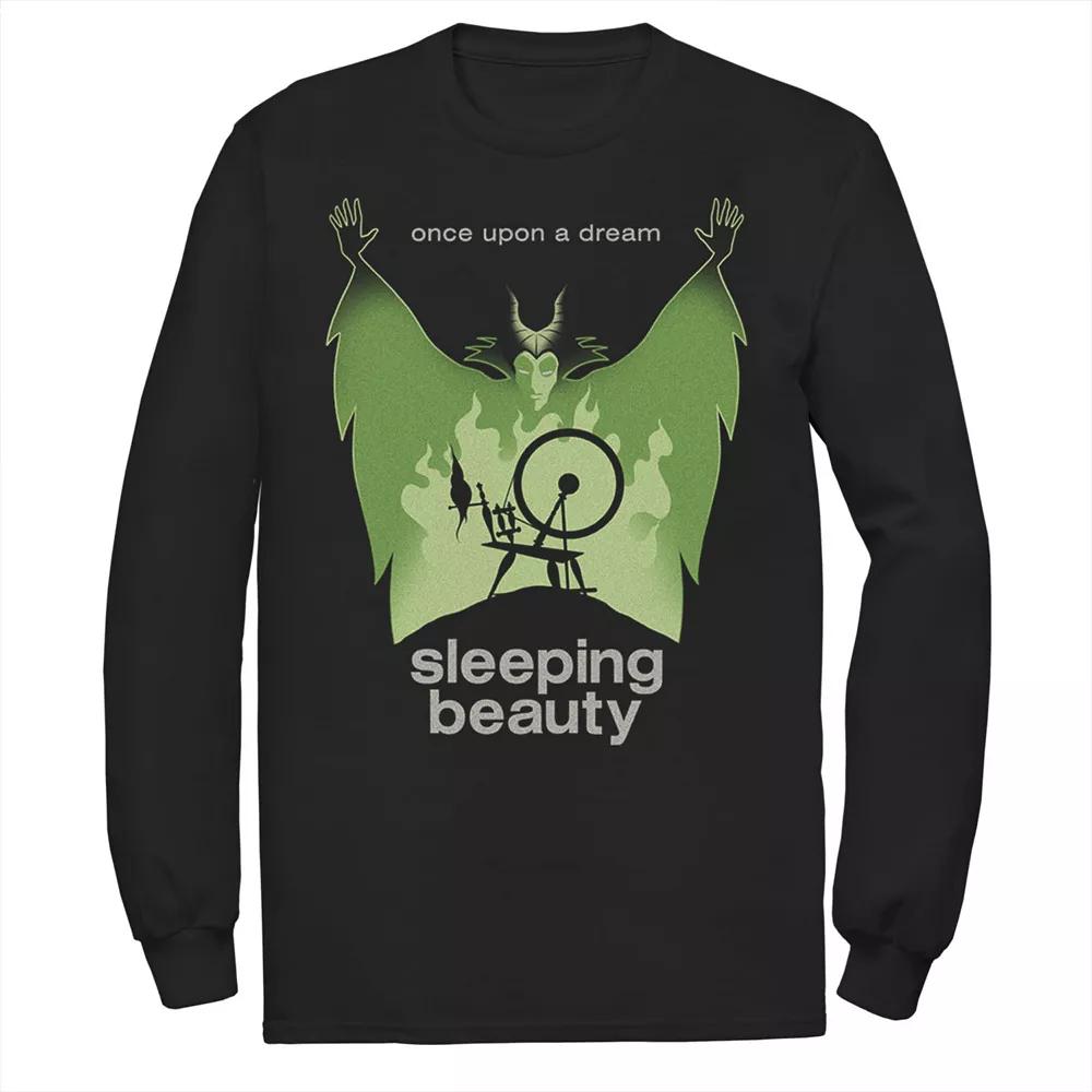 Disney's Villains Sleeping Beauty Men's Spinning Wheel Tee, Size: Large, Black Product Image