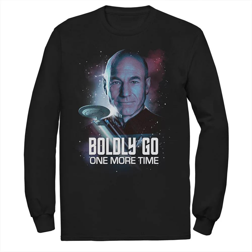 Men's Star Trek The Next Generation Boldly Return Tee, Size: 3XL, Black Product Image