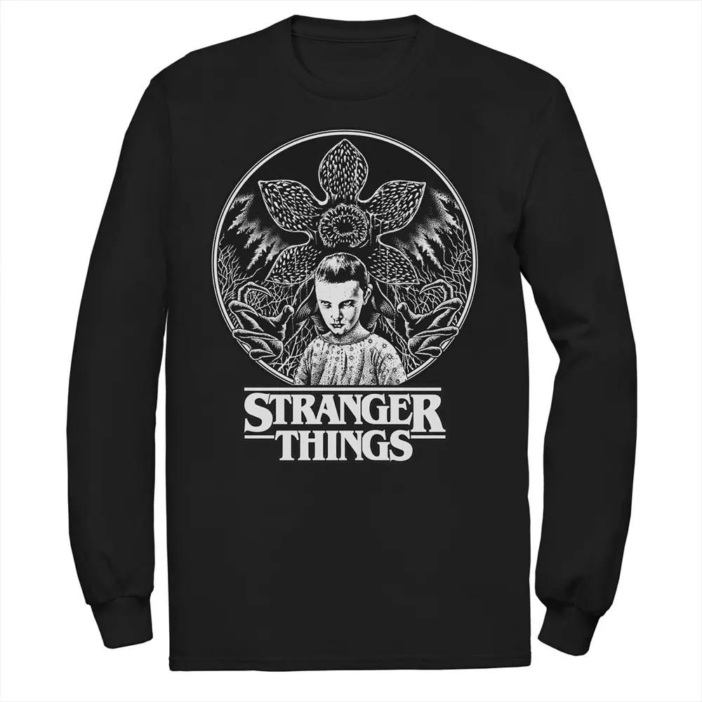 Men's Netflix Stranger Things Eleven And Demogorgon Circle Tee,  Product Image