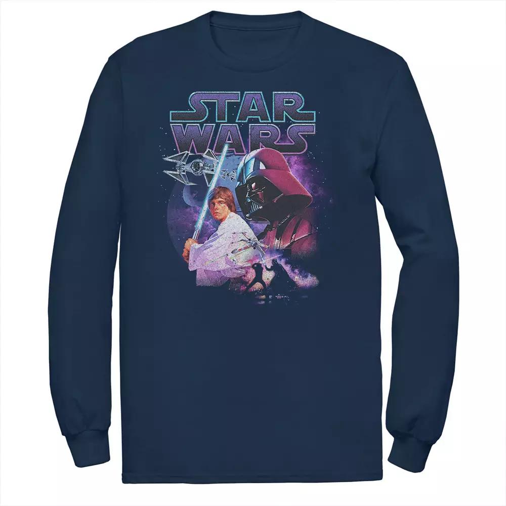 Disney's Star Wars Men's Father Son Galactic Battle Long Sleeve Tee,  Product Image