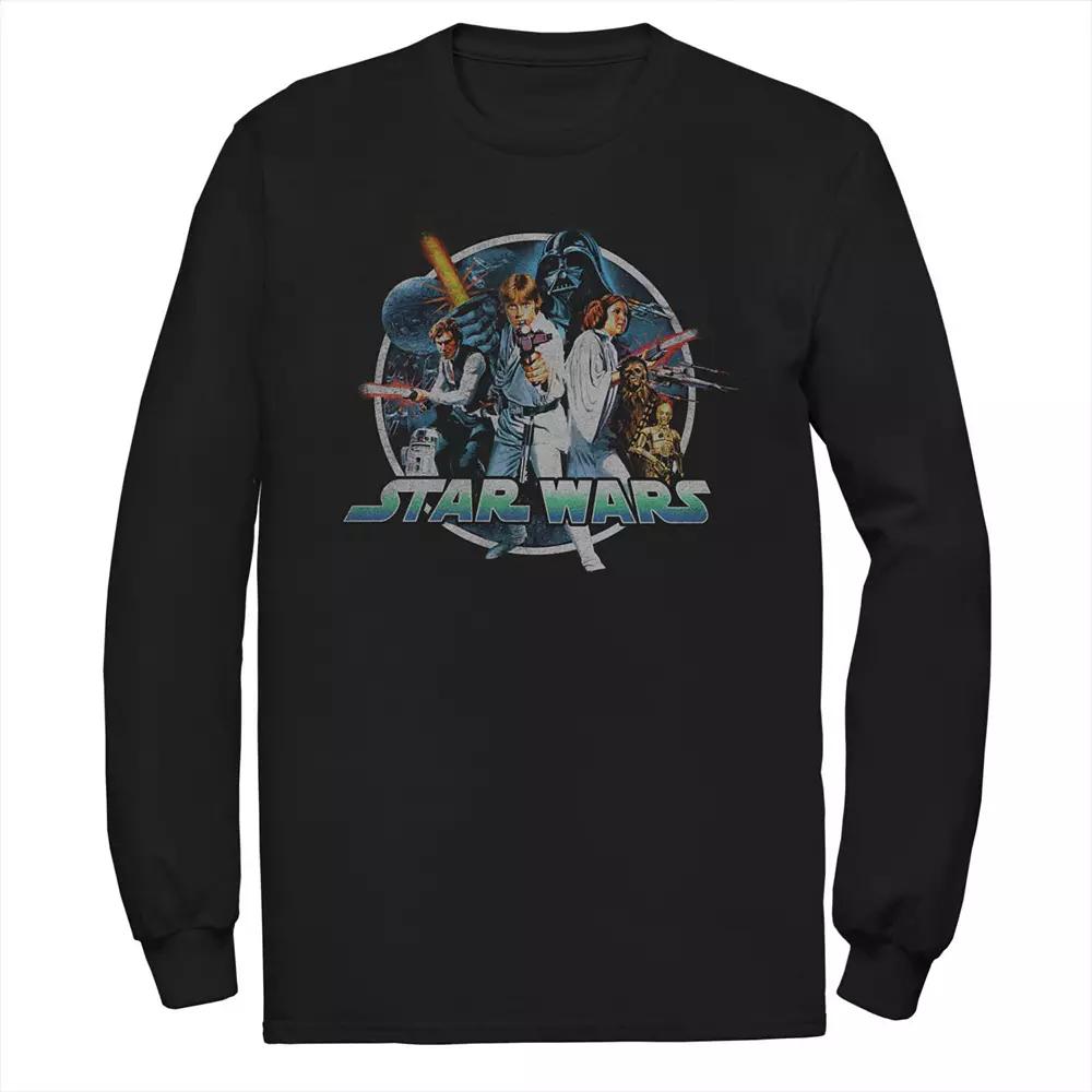 Big & Tall Star Wars Group Wars Long Sleeve, Men's,  Product Image