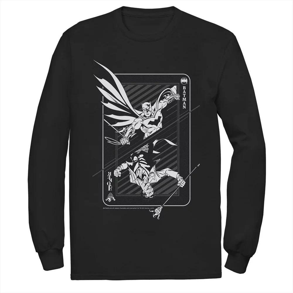 Men's DC Comics Batman And Joker Card Poster Tee,  Product Image