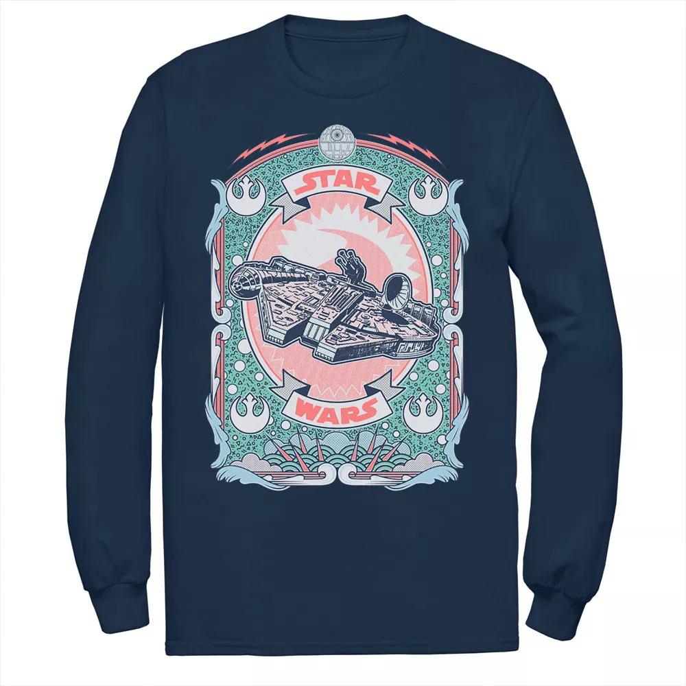 Men's Star Wars Millennium Falcon Tarot Card Tee,  Product Image