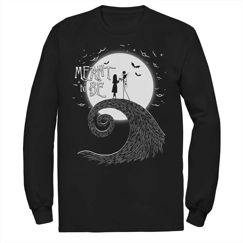 Disney's The Nightmare Before Christmas Big & Tall Jack And Sally Long Sleeve Tee, Men's,  Product Image