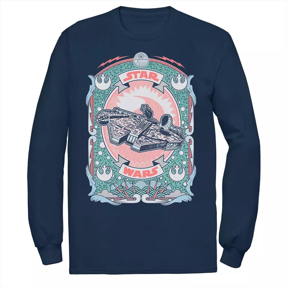 Men's Star Wars Millennium Falcon Tarot Card Tee,  Product Image