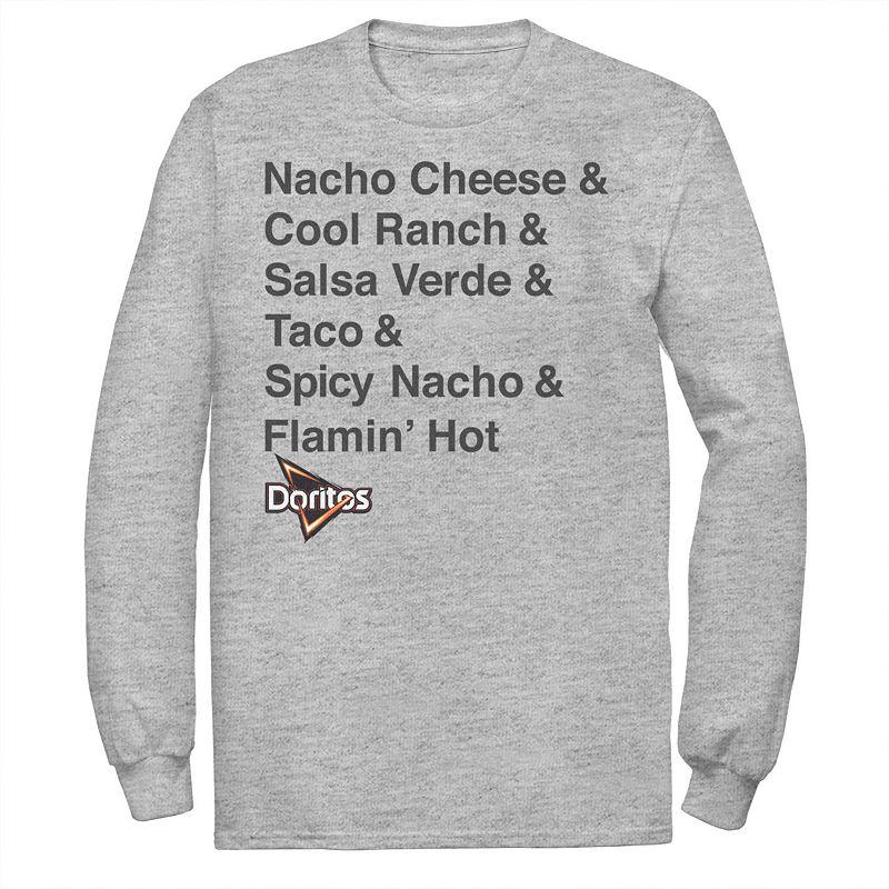 Big & Tall Doritos Tortilla Chips Flavors Long Sleeve Graphic Tee, Men's,  Product Image