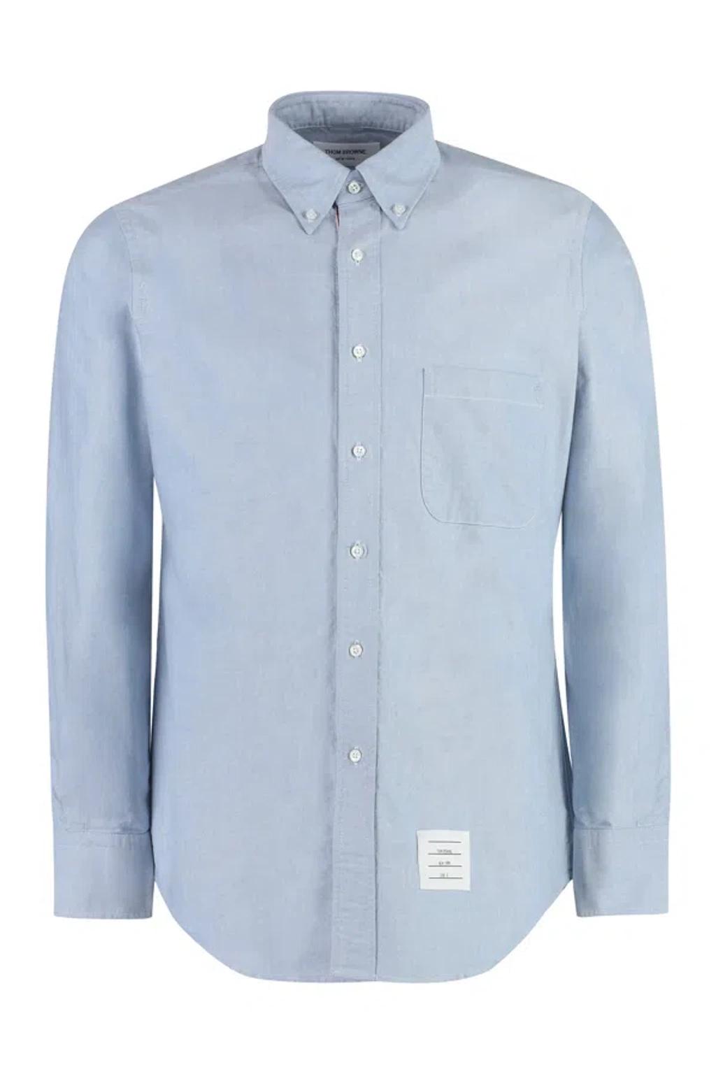 Thom Browne Men's Classic Fit Cotton Button-Down Shirt Product Image